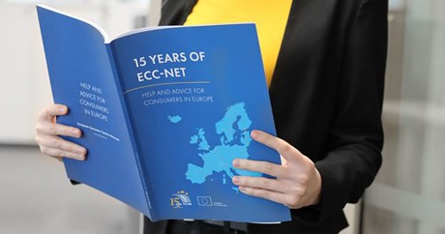 Person der holder rapporten